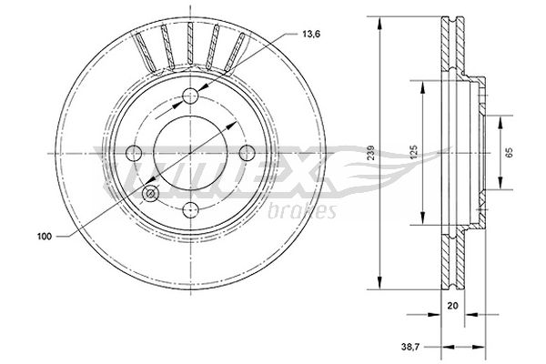 TOMEX Brakes TX 70-46...